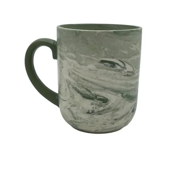 New York Times Coffee Mug Green Marble Swirl, 12 Fluid Ounce - Picture 3 of 8